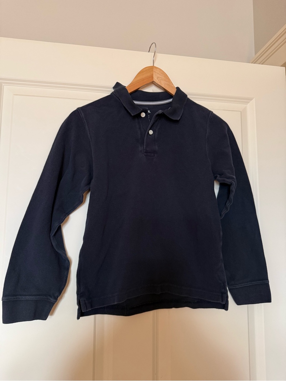 Gymboree Boys Dark Navy Long Sleeve Polo